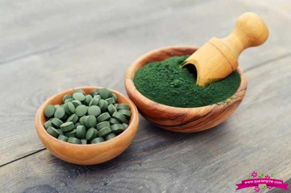 tảo xoắn spirulina tem đỏ nhật bản 2200 viên